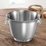 Extra large brushed 5.5l stainless steel bowl