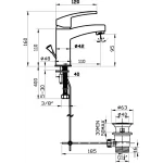 سارديزاين – خلاط حوض أمازون، ذهبي وردي، SD1120-D-RG