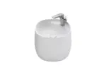 Roca Beyond Wall-Hung FINECERAMIC Basin Matt White ,A3270B1620