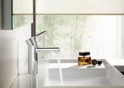Roca Naia Smooth Body Basin Mixer Cold Start A5A3A96CN0