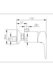 Sarrdesign Segura Bath Mixer ,SD1034-CP
