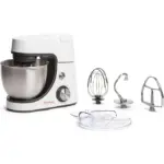 Moulinex Masterchef Gourmet Kitchen Machine ,1100 Watt ,4.6 L ,8 Speeds ,White ,QA510110