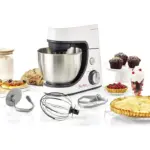 Moulinex Masterchef Gourmet Kitchen Machine ,1100 Watt ,4.6 L ,8 Speeds ,White ,QA510110