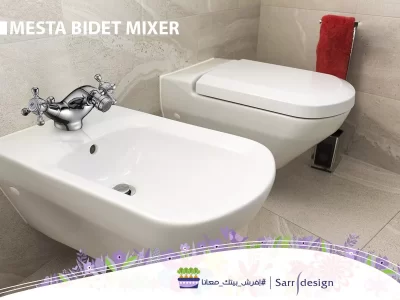 Sarrdesign Mesta Bidet Mixer Without Pop up Waste SD2035 1ND CP 1