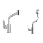 Sarrdesign Tara Kitchen Mixer With Extractable 2 Functions Hand ,SD1057-CP