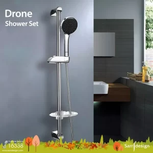 Sarrdesign Drone Shower Kit 3 Functions Chrome SD3230 CP