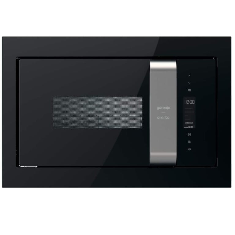 Gorenje Built In Microwave Oven 60 CM With Grill Electronic Control Black ,BM235ORAB