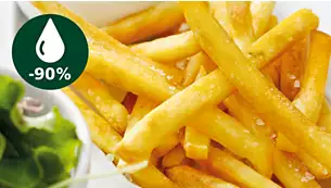 Fry with up to 90 less fat