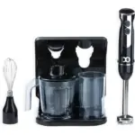 IDO Hand Blender Group with Stand 800 Watt – Black HBLG800-BK