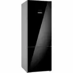 Image of a Bosch refrigerator 505 liters capacity, featuring a sleek design and bottom freezer
