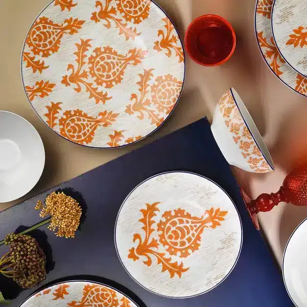 Kütahya Porcelain Zeugma 24 Piece Dinner Set