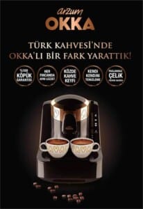 Okka Automatic Turkish Coffee Machine Black Copper, OK001