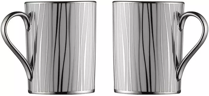 Kütahya Porselen Forest Set of 2 Porcelain Mugs