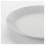 Ikea Oftast Plate White 25 cm – Elegant and Minimalist Design