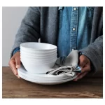 Ikea Oftast Plate White 25 cm – Elegant and Minimalist Design