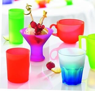 Luminarc Techno Colors mugs 400 ml 6 Pieces,J6199