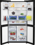 Beko No-Frost Refrigerator, 4 Doors, 626 Liters, Black