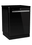 Beko Dishwasher 60 cm 8 program 15 person Glass Black DEN48520GB