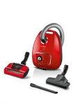 Bosch Series 4 Bagged Vacuum Cleaner ProAnimal Red ,BGBS4PET1