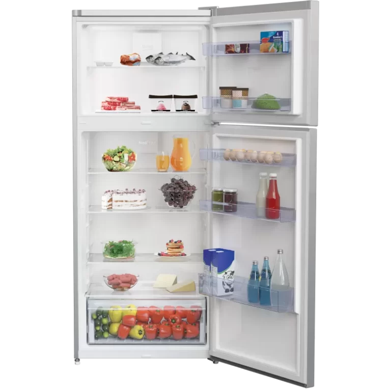 Beko Refrigerator 430 Liter 2 Door Stainless Silver ,RDNE430K02DX