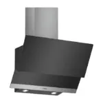 Bosch Series 2 Cooker Hood 60 Cm Clear Glass Black Printed ,DWK065G60