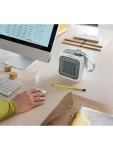 De’Longhi HFX10B03.GR Desk Electric Heater, Teal