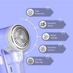 Sokany Electric Rechargeable Lint Remover Fabric Shaver and Lint Remover, SK-866