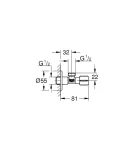 Grohe Angle Valve ,22041001
