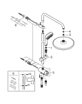 Grohe Tempesta Cosmopolitan System 250 Shower ,26675000