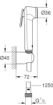 Grohe Tempesta F Wall Holder Set ,27513001