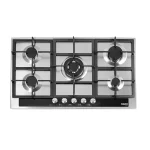 HANS 9740-24 90cm built-in gas hob stainless steel