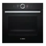 فرن بوش 60 سم بلت إن كهرباء، بالشواية لون أسود، HBG636LB1