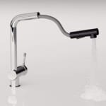 Ideal Standard Ceralook Countertop Mixer Tap with Swivel and Removable High Spout, BC178AA