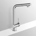 Ideal Standard Ceralook Countertop Mixer on sink, high spout chrome, BC176AA