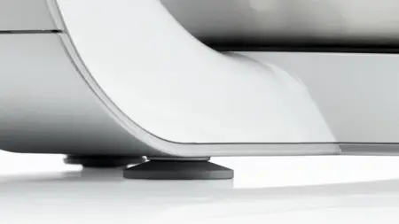 Rubber feet for stability and high security