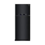 Sharp Refrigerator Inverter 450 L with a sleek black design and digital control panel.