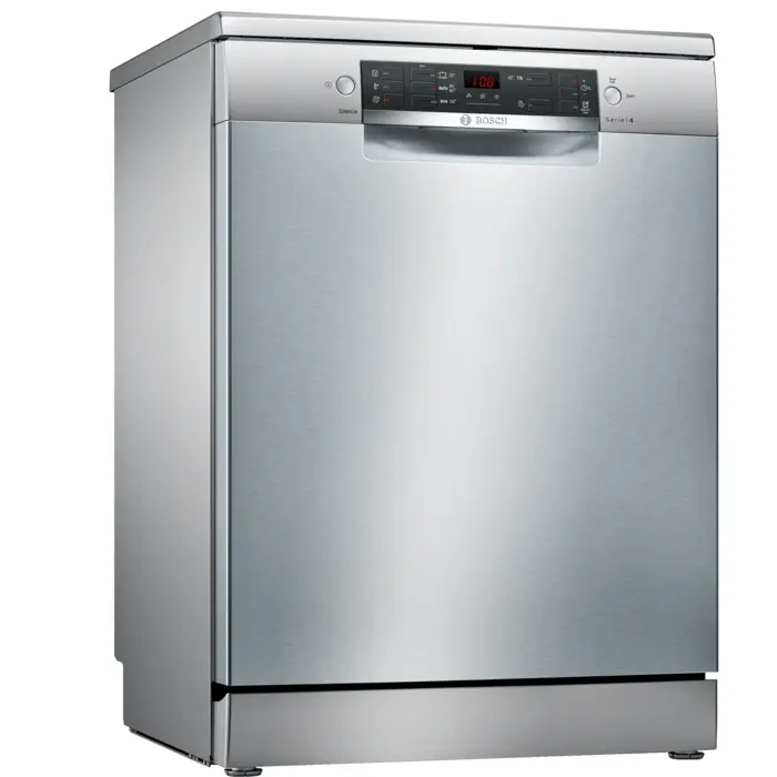 Bosch Series 4 Dishwasher 60 Cm Silver Inox ,SMS45DI10V