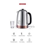 Sokany Electric Kettle With Temperature Meter 1.7 L, 2200W, Sk1031
