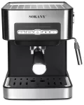 Sokany espresso Coffee Maker 850Watt 1.6L Silver, SK6862