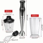 Sukani 4-in-1 hand blender 1000w, sk-758-4