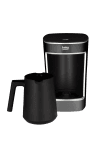 Beko Turkish Coffee Maker 670 watt 4 Cops Cook Sense Spill proof Black TKM2341