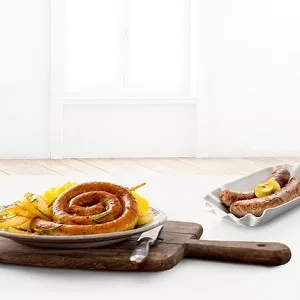 These sausages are fresher than from the butchers shop