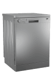 Beko Freestanding Dishwasher, 14 Persons, 5 Programs, Silver