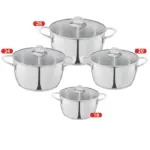 Zahran Moderna Stewpot Set with Glass Lid ,4300007384