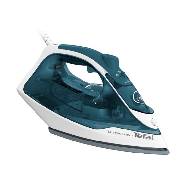 Tefal Steam Iron Express Steam, 2200 W, Blue Boreal ,FV2831E2