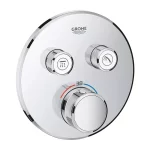 Grohe Grohtherm Smartcontrol Concealed Mixer With 2 Valves Chrome ,29119000
