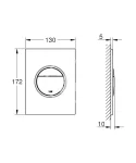 Grohe Nova Cosmopolitan S Flush Plate ,37601GL0