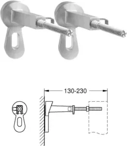 Grohe Rapid SL Wall Brackets 3855800M