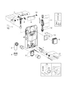 Grohe Uniset Element For WC 39165000 1