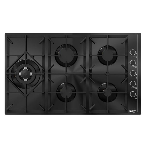 Purity Built in Gas Hob 5 Eyes Heavy Duty Grids ,HPT905G